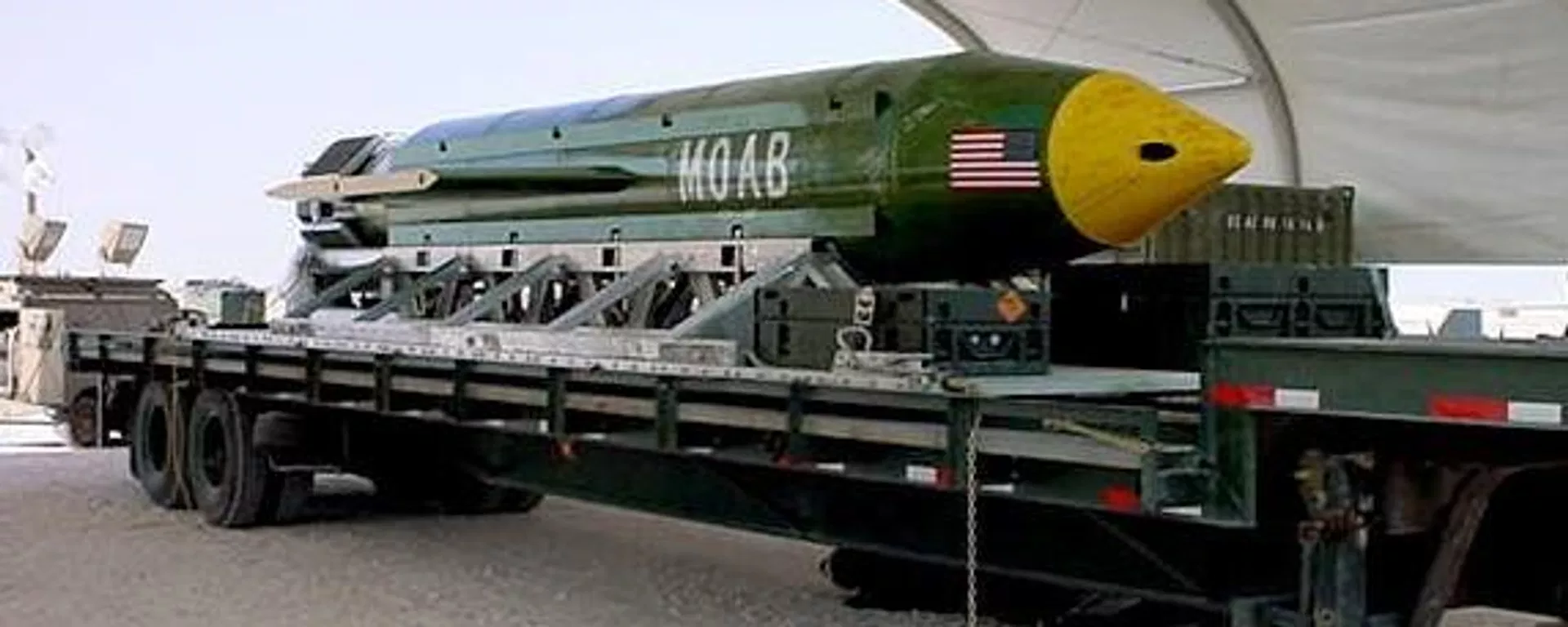 Bomba MOAB dos EUA - Sputnik Brasil, 1920, 15.10.2026