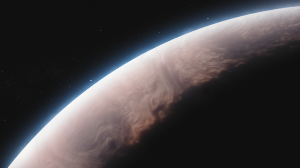 Esta concepção artística mostra como o exoplaneta WASP-17 b poderia ser - Sputnik Brasil