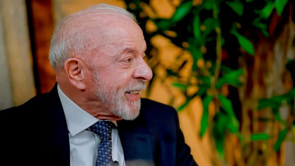 O presidente Luiz Inácio Lula da Silva durante entrevista concedida ao SBT. São Paulo (SP), 19 de outubro de 2026 - Sputnik Brasil