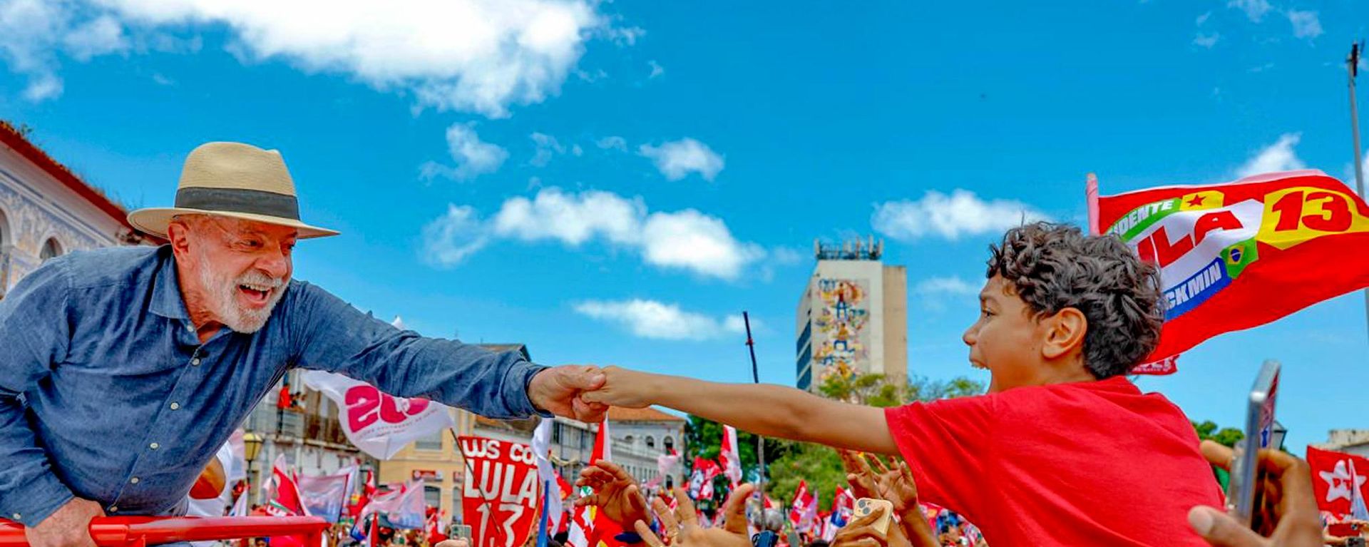 Presidente Luiz Inácio Lula da Silva (PT) durante ato de campanha em São Luís. Maranhão, 20 de outubro de 2026 - Sputnik Brasil, 1920, 20.10.2026
