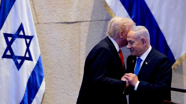 O presidente norte-americano, Donald Trump, e o primeiro-ministro de Israel, Benjamin Netanyahu. - Sputnik Brasil