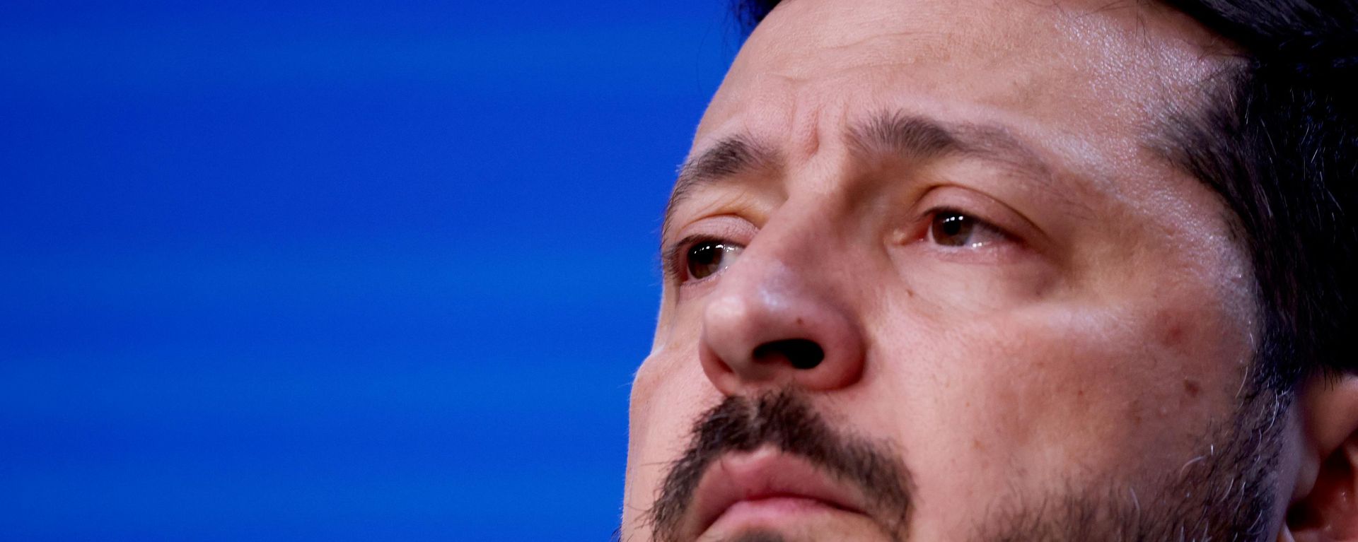 O líder ucraniano Vladimir Zelensky durante coletiva de imprensa na cúpula da União Europeia, em Bruxelas. Bélgica, 16 de outubro de 2026 - Sputnik Brasil, 1920, 21.10.2026