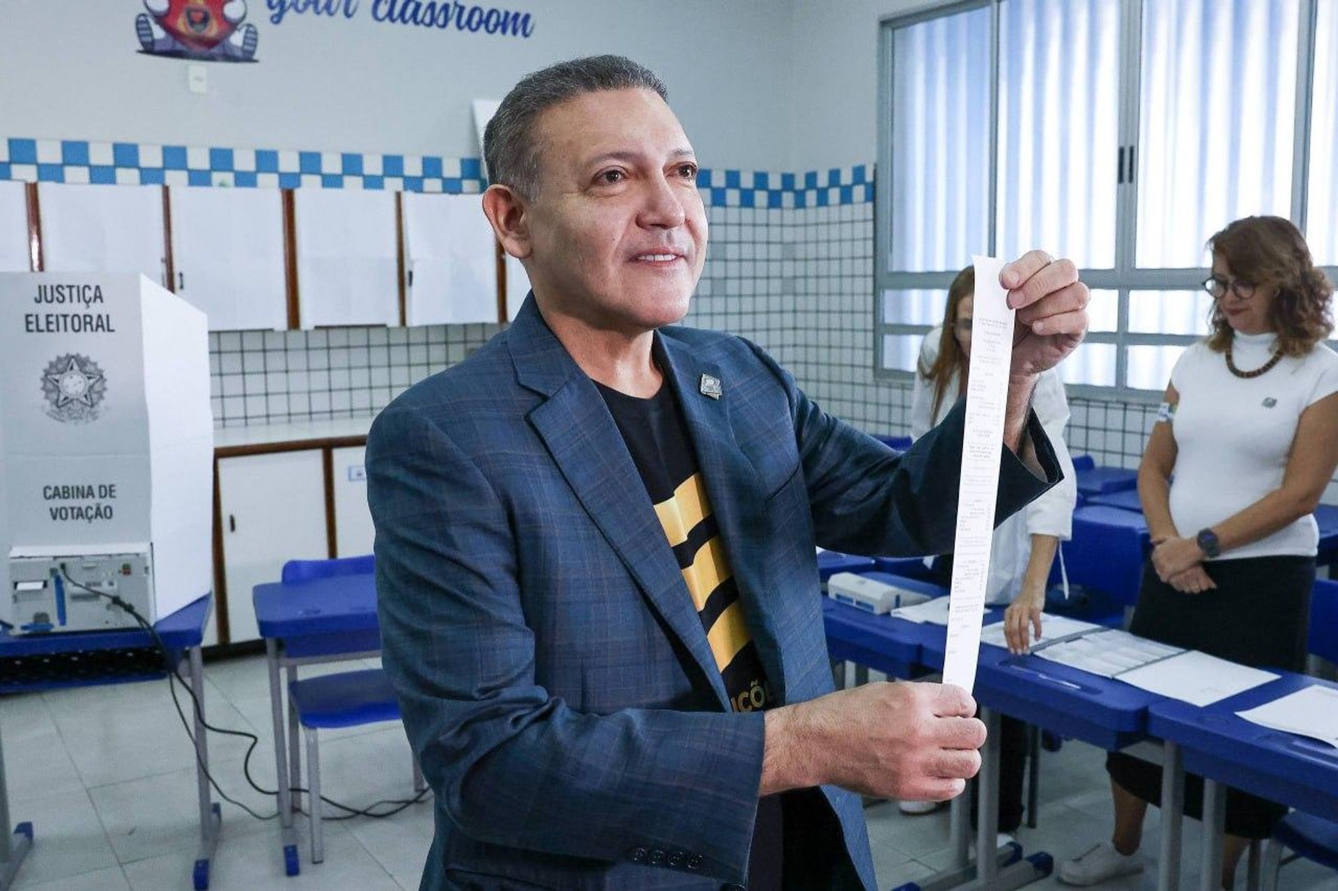 Presidente do TSE, Kassio Nunes Marques, vota em Brasília Presidente do TSE, Kassio Nunes Marques, vota em Brasília - Sputnik Brasil, 1920, 25.10.2026