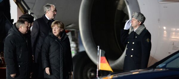 Angela Merkel em Moscou - Sputnik Brasil
