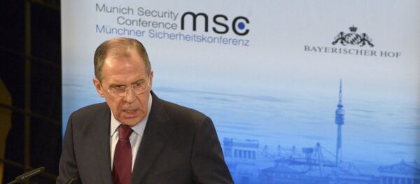 Ministro das relaçõe exteriores da Rússia Serguei Lavrov na 50ª Conferência de Segurança em Munique - Sputnik Brasil