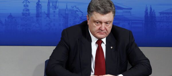 Pyotr Poroshenko em Munique - Sputnik Brasil