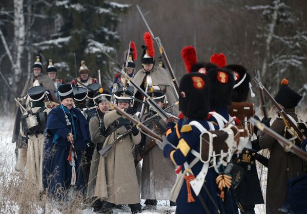 Reconstrução histórico-militar da guerra russo-napoleônica de 1812 - Sputnik Brasil