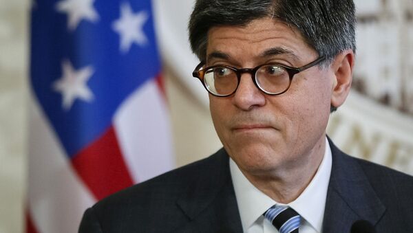 Ministro das Finanças norte-americano Jack Lew - Sputnik Brasil