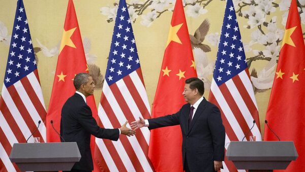 Presidente dos EUA Barack Obama e o presidente chinês Xi Jinping - Sputnik Brasil