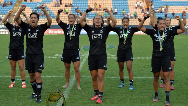 Jogadoras da seleção da Nova Zelândia de rugby sevens - Sputnik Brasil
