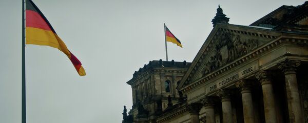 Bandeira alemã no Bundestag - Sputnik Brasil