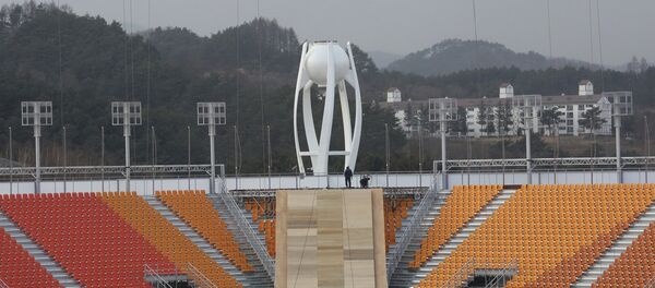 Estádio Olímpico de PyeongChang, palco dos Jogos de Inverno de 2018 - Sputnik Brasil