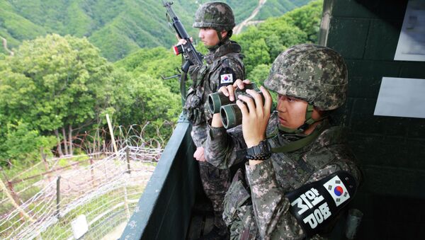 Soldados sul-coreanos - Sputnik Brasil