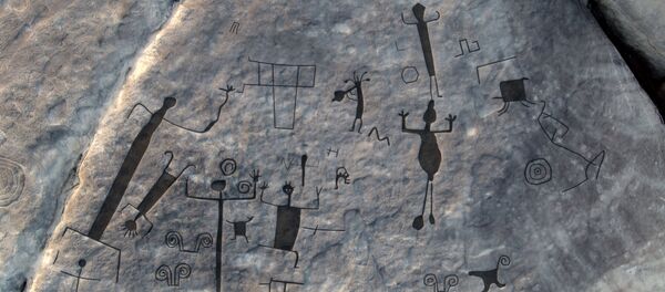 Pinturas rupestres dos Raudales de Atures, na Venezuela - Sputnik Brasil