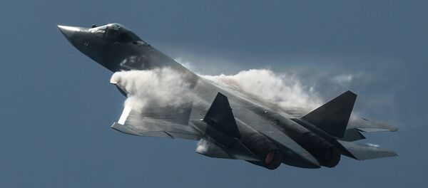 Caça russo da quinta geração Su-57 - Sputnik Brasil
