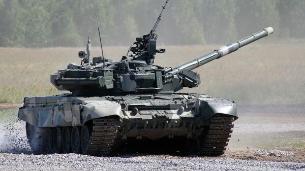 Tanque russo T-80 - Sputnik Brasil