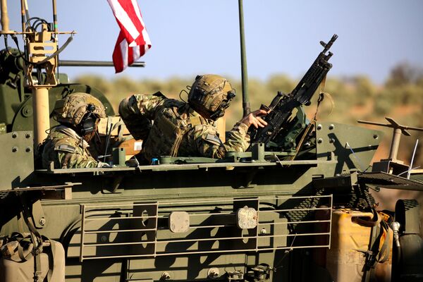 Militares estadunidenses na Síria - Sputnik Brasil