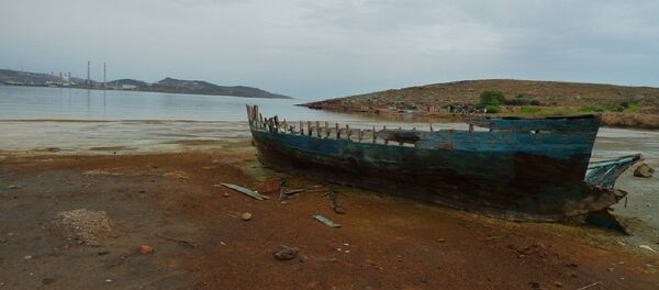 Embarcação de madeira (imagem referencial) Embarcação de madeira (imagem referencial) - Sputnik Brasil