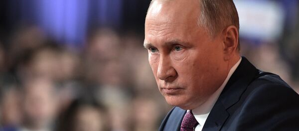 Coletiva de imprensa anual de Vladimir Putin, 14 de dezembro de 2017 Coletiva de imprensa anual de Vladimir Putin, 14 de dezembro de 2017 - Sputnik Brasil