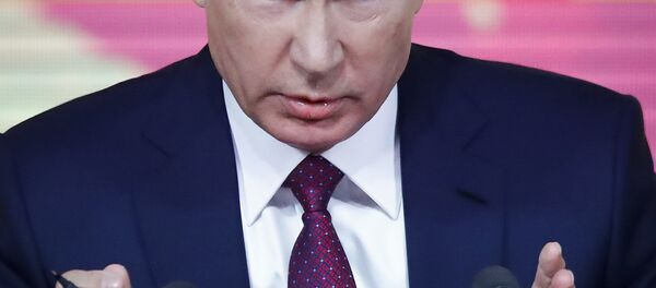 Coletiva de imprensa anual de Vladimir Putin, 14 de dezembro de 2017 - Sputnik Brasil