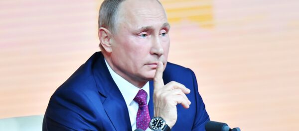 Coletiva de imprensa anual de Vladimir Putin, 14 de dezembro de 2017 - Sputnik Brasil