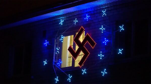 Suástica virou decoração natalina em cidade da Letônia - Sputnik Brasil
