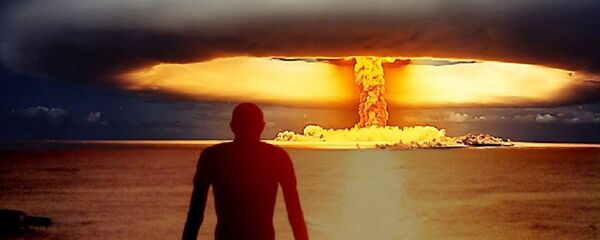 Uma explosão nuclear (imagem artística) - Sputnik Brasil