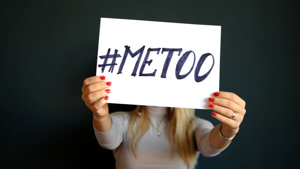 Mensagem contra abuso sexual na Suécia #MeToo - Sputnik Brasil