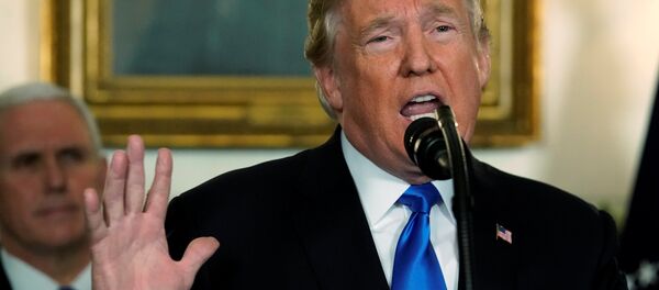 Donald Trump em dezembro de 2017. - Sputnik Brasil