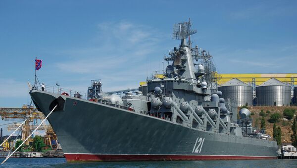 Navio da Frota do Mar Negro em Sevastopol, Rússia - Sputnik Brasil
