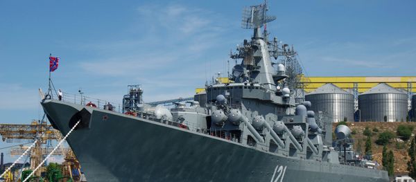 Navio da Frota do Mar Negro em Sevastopol, Rússia - Sputnik Brasil