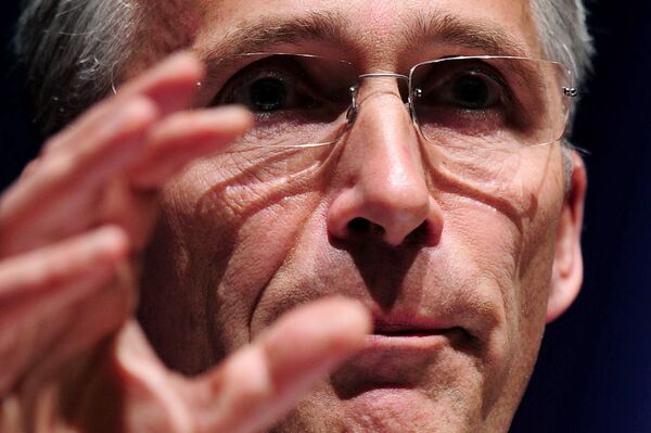 Jens Stoltenberg durante a cúpula da OTAN em Antalya (Turquia) em 13 de maio de 2015. - Sputnik Brasil