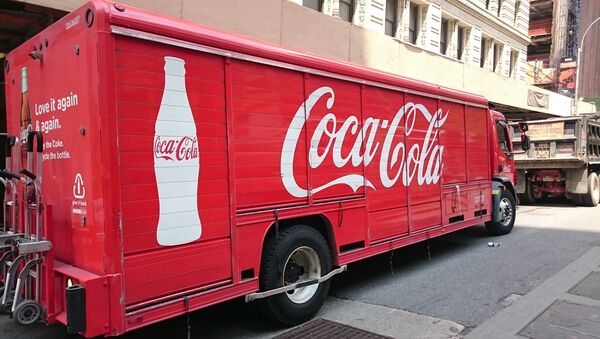 Caminhão com Coca Cola - Sputnik Brasil