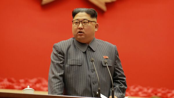 Líder norte-americano Kim Jong-un - Sputnik Brasil