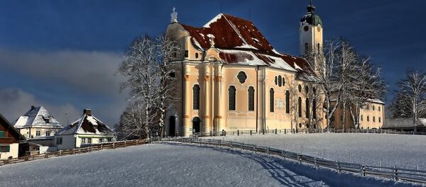 Igreja no inverno - Sputnik Brasil