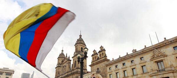 Manifestação pela paz em Bogotá, Colômbia - Sputnik Brasil