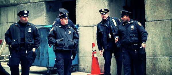 Polícia estadunidense em Nova York - Sputnik Brasil