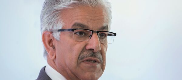 Pakistan's Defense Minister Khawaja Muhammad Asif - Sputnik Brasil