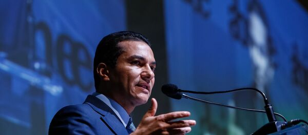 O ex-ministro da Indústria, Comércio Exterior e Serviços, Marcos Pereira em evento da Associação Brasileira da Indústria Elétrica e Eletrônica (Abinee) em São Paulo (foto de arquivo) - Sputnik Brasil