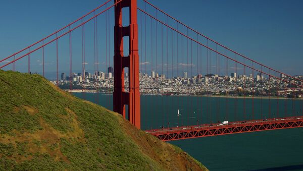 Ponte de São Francisco, na Califórnia, Estados Unidos. - Sputnik Brasil