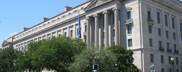 Departamento de Justiça dos EUA, foto de arquivo - Sputnik Brasil