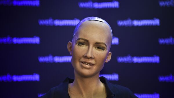 Robô humanoide Sophia desenvolvido pela empresa Hanson Robotics - Sputnik Brasil