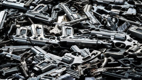 Armas usadas pelo crime organizado chegam pela Tríplice Fronteira, Norte do país e dos EUA (imagem referencial) - Sputnik Brasil