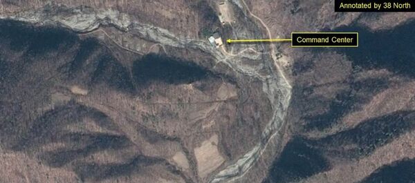 Foto de satélite do polígono Punggye-ri - Sputnik Brasil