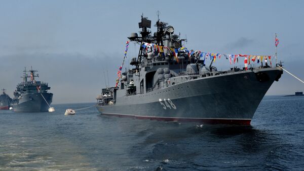 Navio russo Admiral Panteleev - Sputnik Brasil