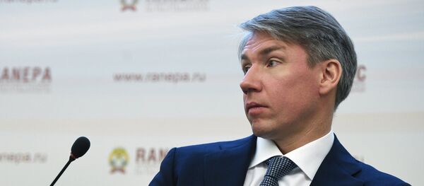 Presidente do Comitê Organizador da Copa do Mundo 2018, Aleksei Sorokin, no Fórum Gaidar anual na cidade de Moscou, em 17 de janeiro de 2018 - Sputnik Brasil