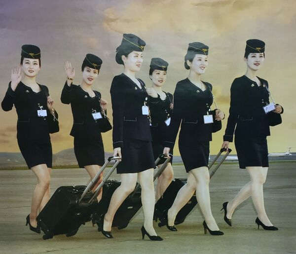 Aeromoças norte-coreanas - Sputnik Brasil