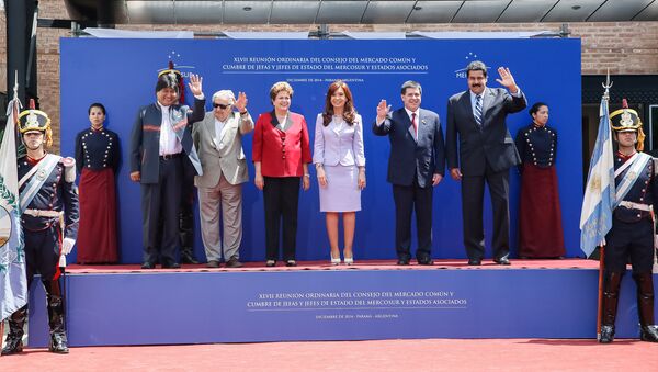 Presidentes dos países membros do Mercosul - Sputnik Brasil