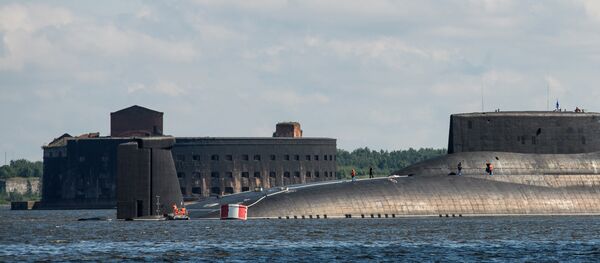 Submarino Dmitriy Donskoy da classe 941 Akula Submarino Dmitriy Donskoy da classe 941 Akula - Sputnik Brasil