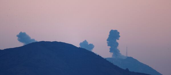 Operação militar turca na cidade de Afrin, na Síria, em 20 de janeiro de 2018 - Sputnik Brasil